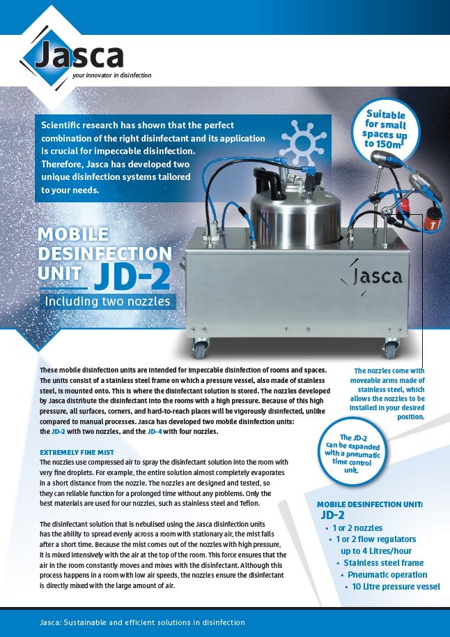 Flyer Mobile Desinfection