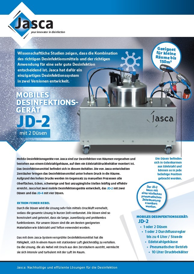 Flyer Mobiel Desinfizieren